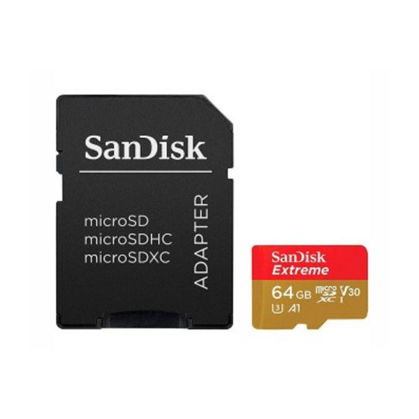 Sandisk Extreme microSD mälukaart + adapter