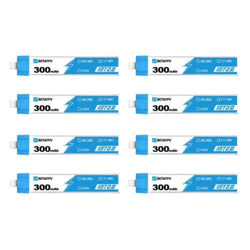 BT2.0 300mAh 1S 30C Battery (8PC, Cetus)