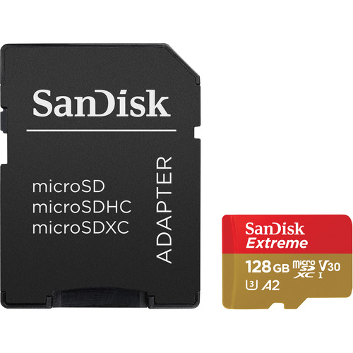 Sandisk -  Extreme Plus 128GB microSD mälukaart