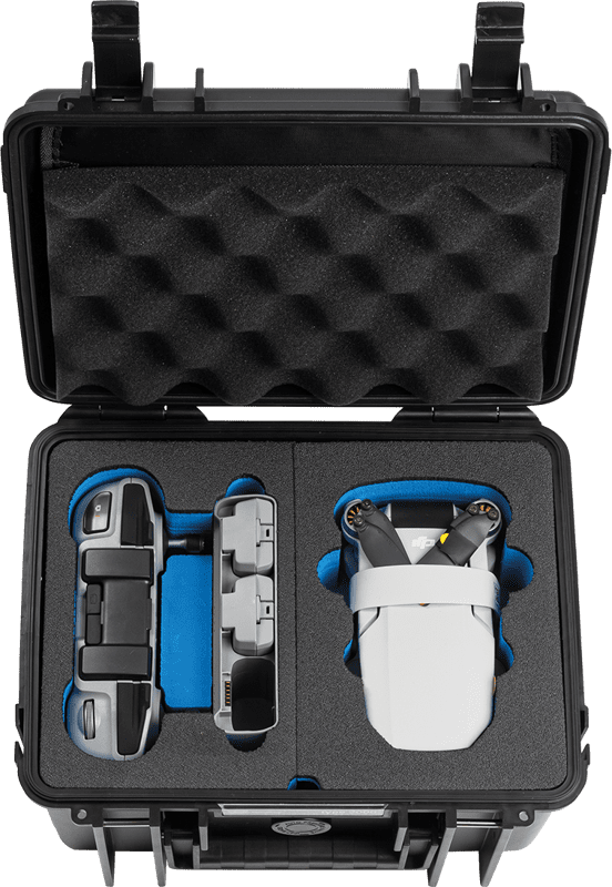 BW Outdoor Cases - Type 2000 for DJI Mini 2/DJI Mini 2 Fly More Combo Black