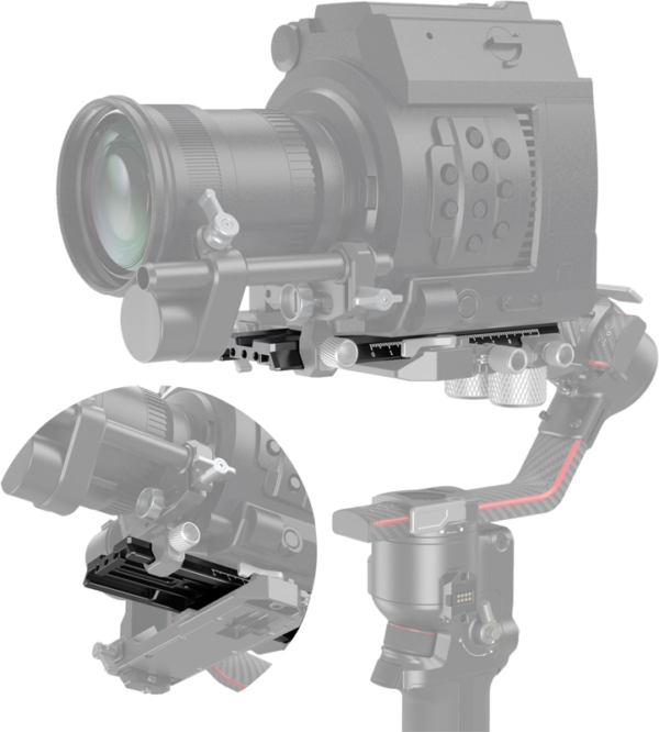 Smallrig 3031 DJI RS 2 / RSC 2 pikendatud kiirkinnitusplaat