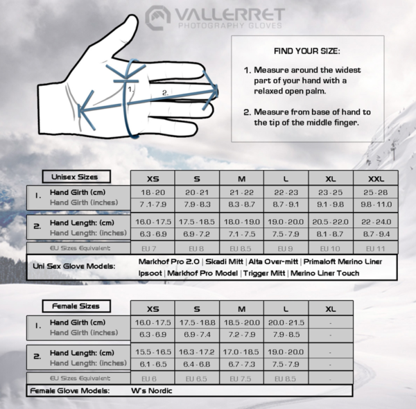 Vallerret - Markhof Pro 2.0 Photography Glove Black