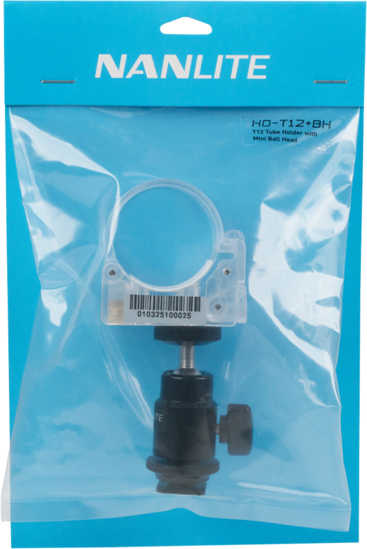 Nanlite - T12 Tube Holder With Mini Ball Head
