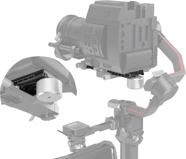 Smallrig 3031 DJI RS 2 / RSC 2 pikendatud kiirkinnitusplaat