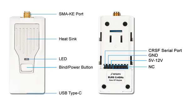 BetaFPV ELRS Nano TX/RX Module Kit