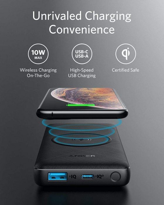 Anker 10k powercore III sense wireless (must)