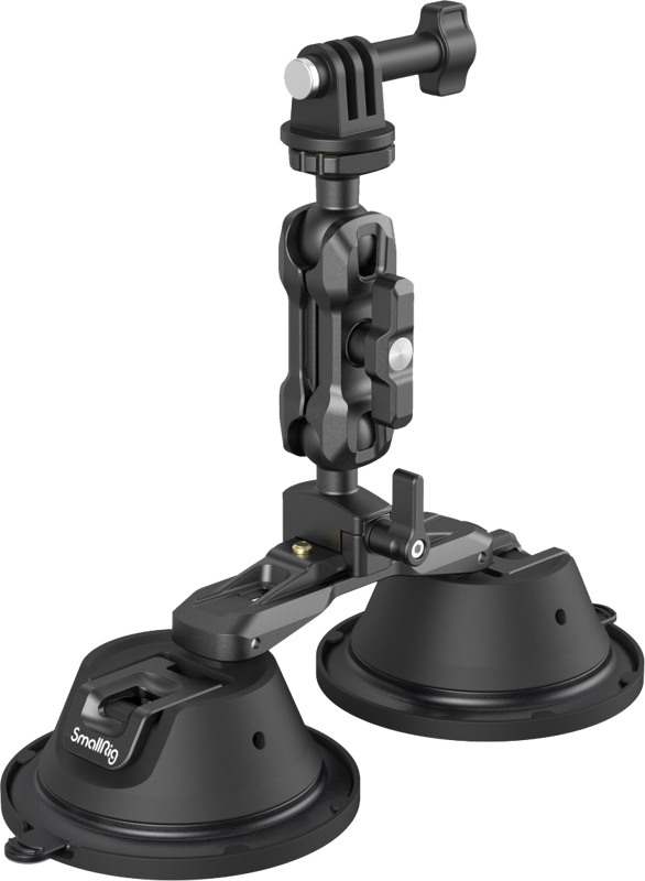 SmallRig - 3566 Suction Cup Portable Dual with Camera Mount SC-2K