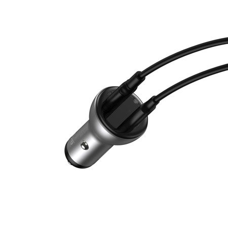 Baseus Digital Display Car Charger USB QC4.0 + USB-C PD 3.0