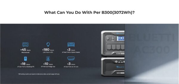 Bluetti AC300 + B300 Akujaam