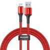 Baseus Halo (USB - Lightning ; 0,50m; red)