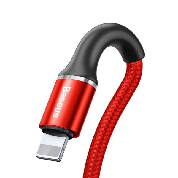 Baseus Halo (USB - Lightning ; 0,50m; red)