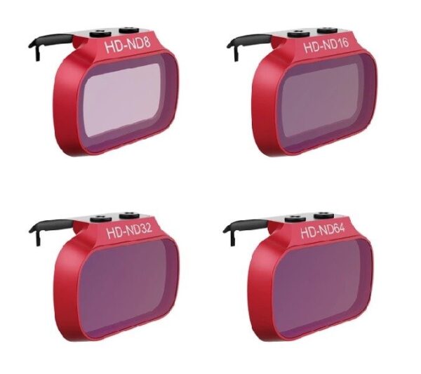 PGYTECH DJI Mavic Mini / Mini 2 / Mini 4K ND filtrikomplekt (ND8/ND16/ND32/ND64)
