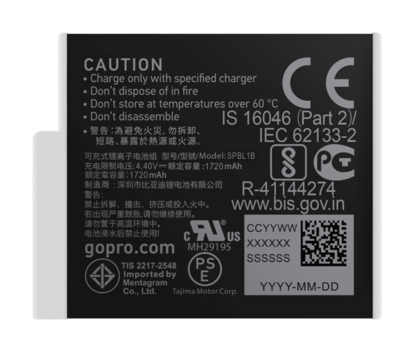 GoPro Enduro battery (Hero 9/10/11/12 black)